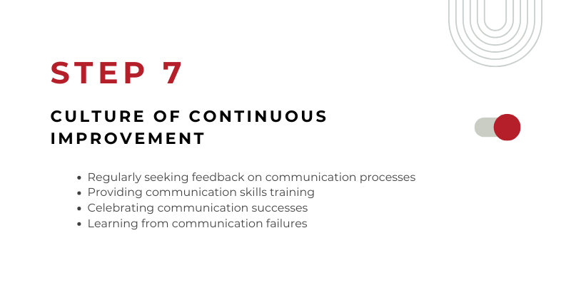 Step 7: Foster a Culture of Continuous Improvement